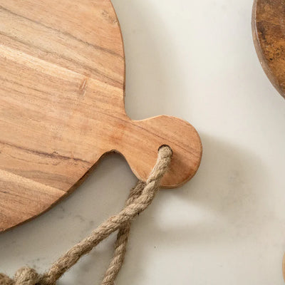 Hard Wood Round Chopping Board