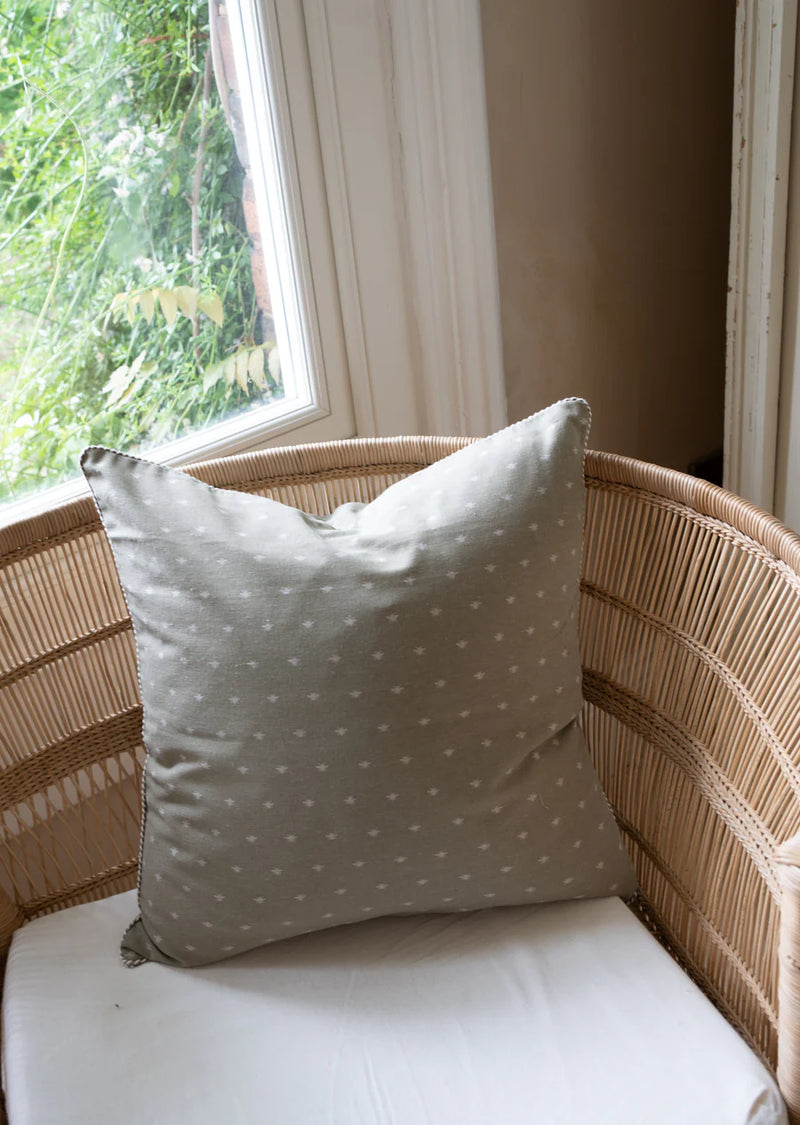 45x45cm Sage Bee Print Cushion