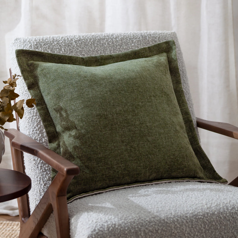Chenille Moss Cushion 50x50cm