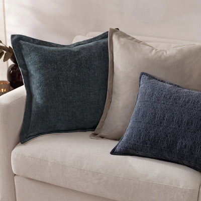 Slate Chenille Cushion 50x50cm