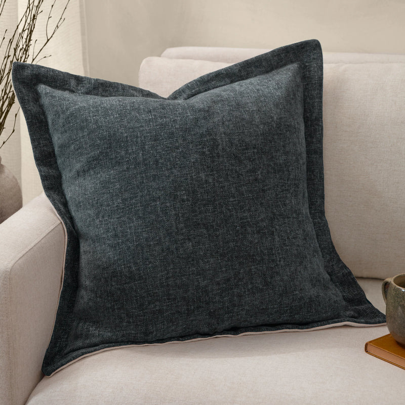 Slate Chenille Cushion 50x50cm