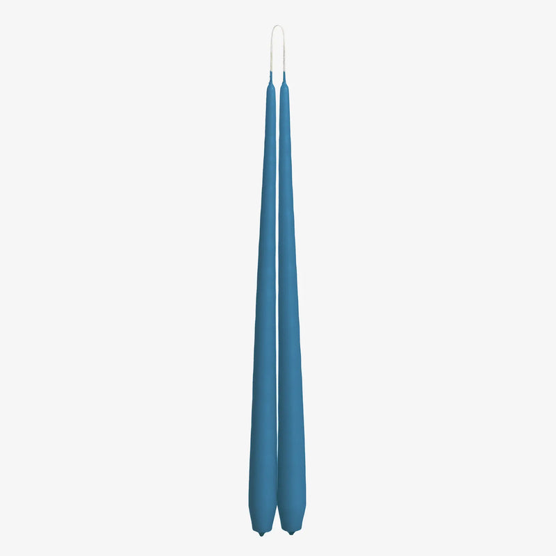 S/2 Deep Ocean Tapered Dinner Candles