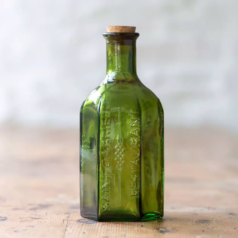 Green Decorative Cork Bottle
