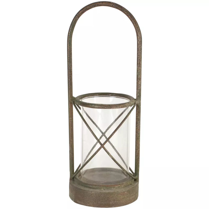 Large Metal Hurricane Lamp