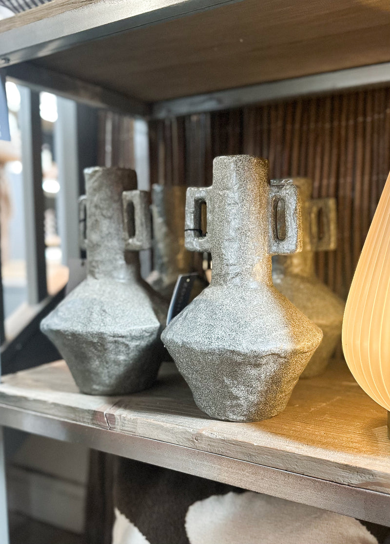Dark Grey Ceramic Vase