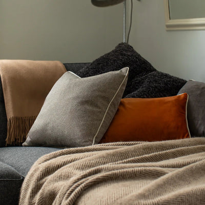 Tweed Heather Square Cushion