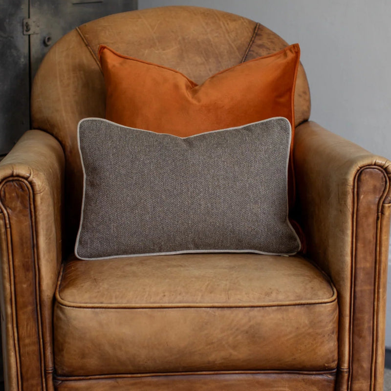 Small Oblong Tweed Cushion
