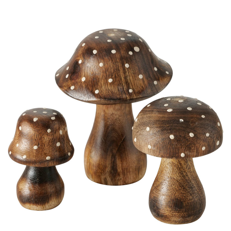 Set of 3 Dotty Mushrooms