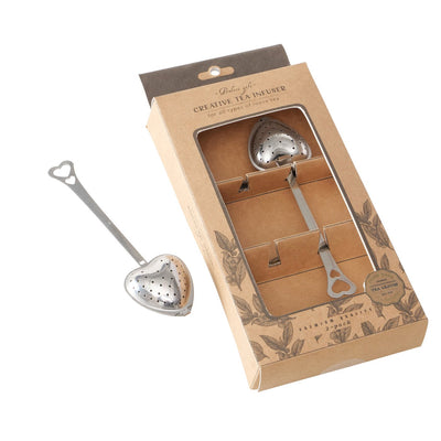 S/2 Heart Shaped Tea Strainers