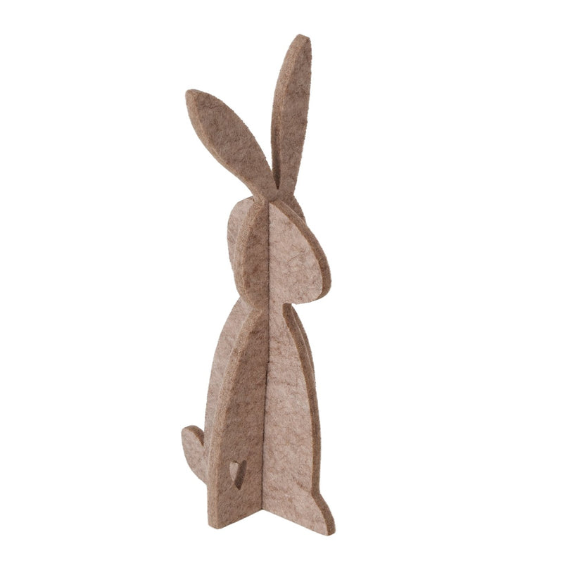 Beige Textile Rabbit Decoration