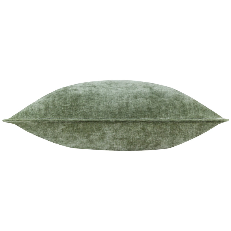 50x50cm Eucalyptus Chenille Piped Cushion