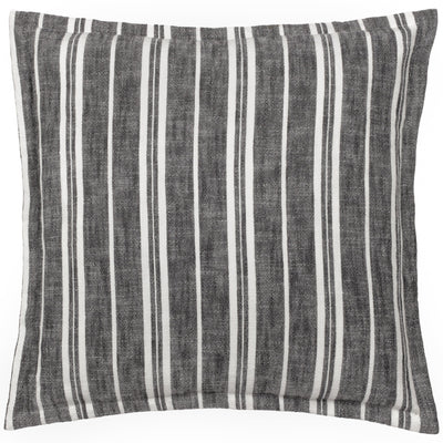 50x50 Black & White Stripe Cushion