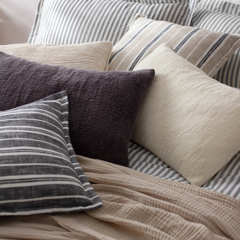 50x50 Black & White Stripe Cushion