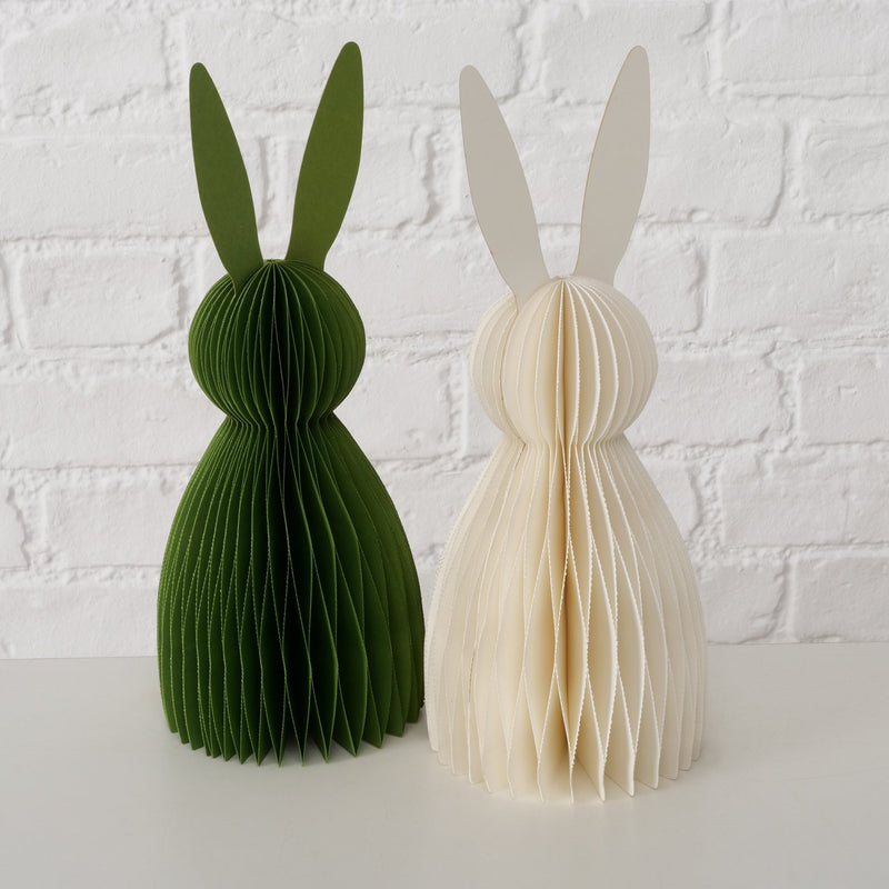 30cm Green Paper Rabbit Decoration