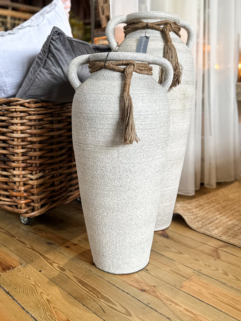 Medium Textured Sand Urn Pot