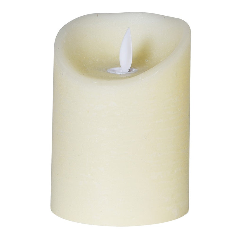 10cm LED Ivory Candle