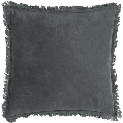 45x45 Slate Fringed Edge Cushion