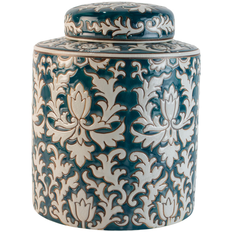 Lotus Patterned Jar