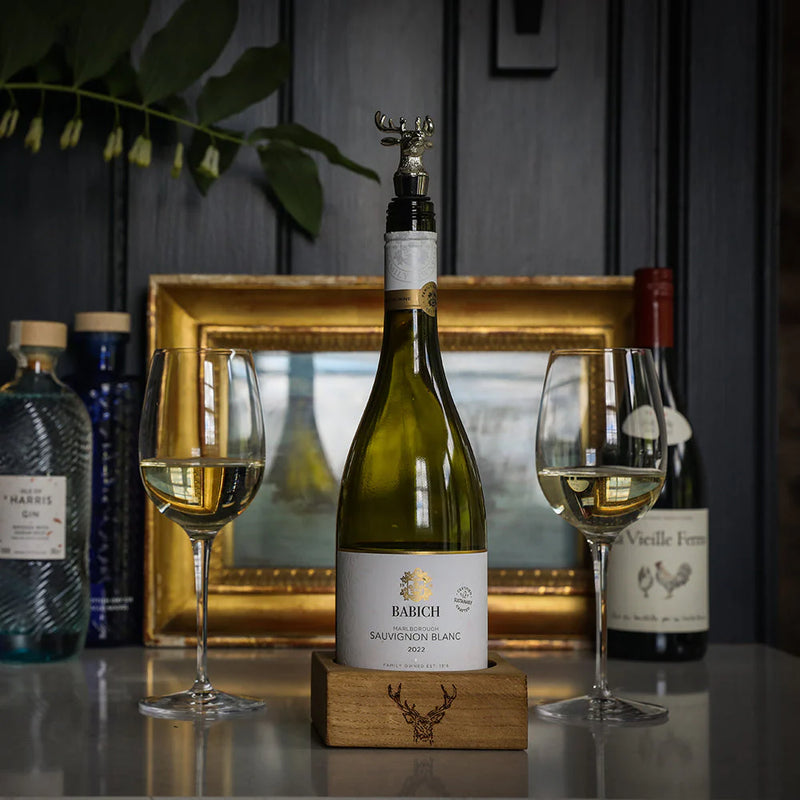 Steel Stag Bottle Stopper