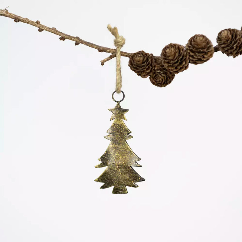 Antique Gold Tree Hanging Decoration