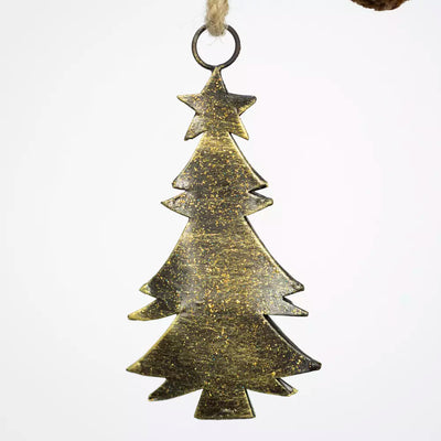Antique Gold Tree Hanging Decoration