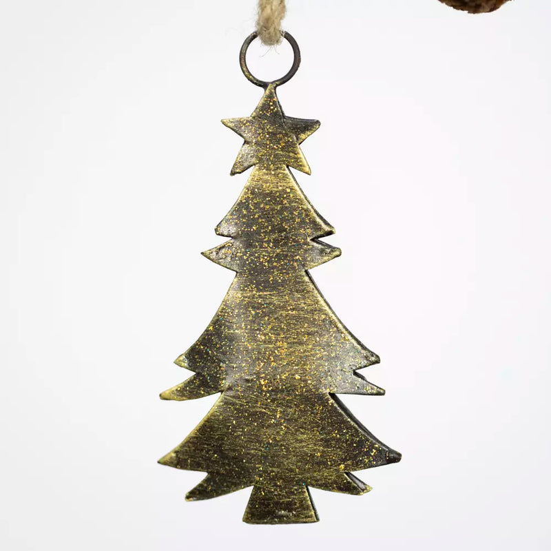 Antique Gold Tree Hanging Decoration