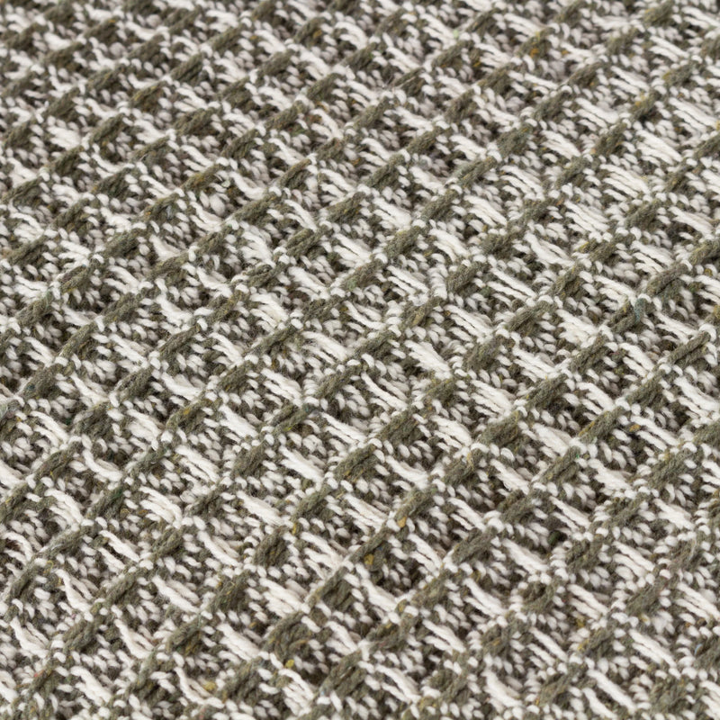 Sage Green Waffle Throw 150x200cm