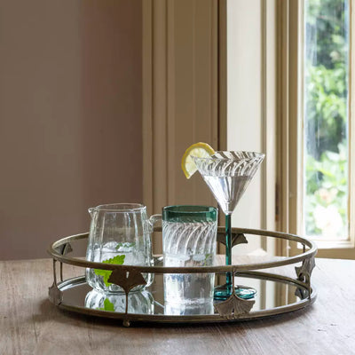 Deco Swirl Green Tumbler