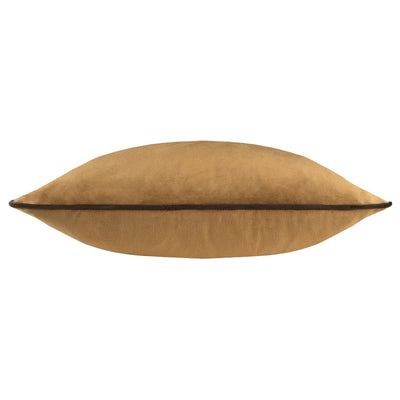 Caramel Brown Velvet Cushion 45x45cm