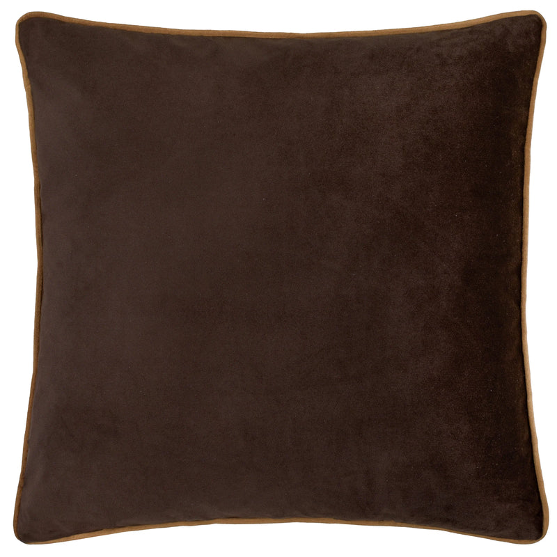 Chocolate/Caramel Velvet Cushion 45x45cm
