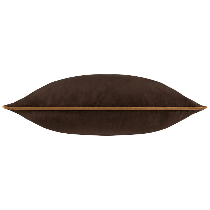 Chocolate/Caramel Velvet Cushion 45x45cm