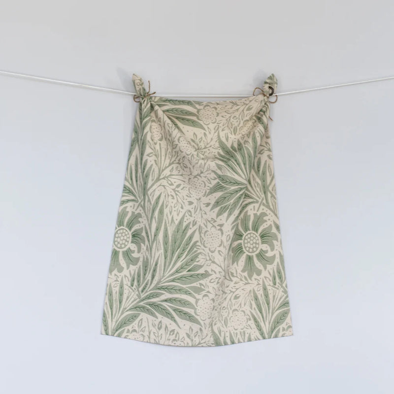 Green Botanical Kitchen Towel