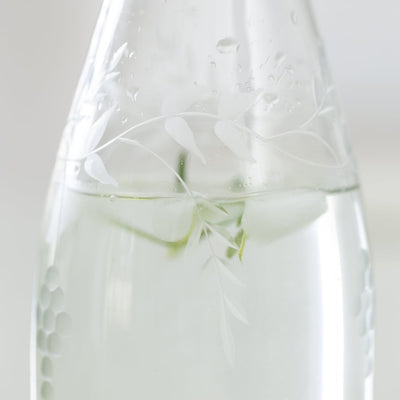 Vine Etched Carafe