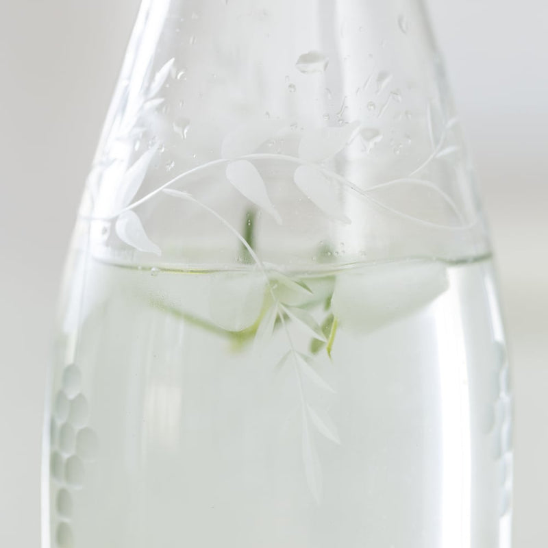 Vine Etched Carafe