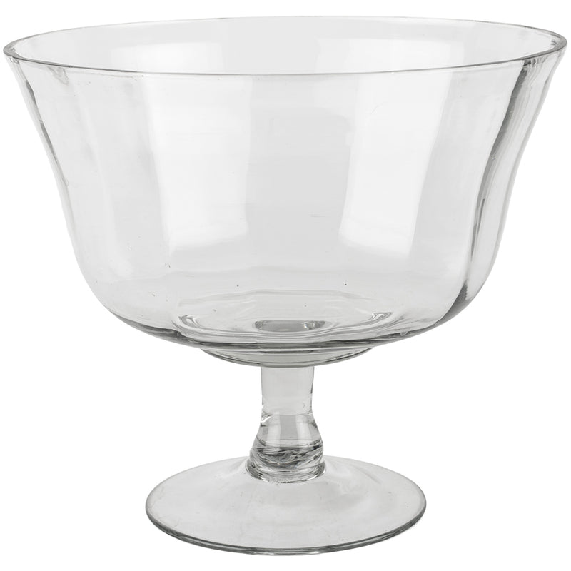 Large Glass Dessert Bowl