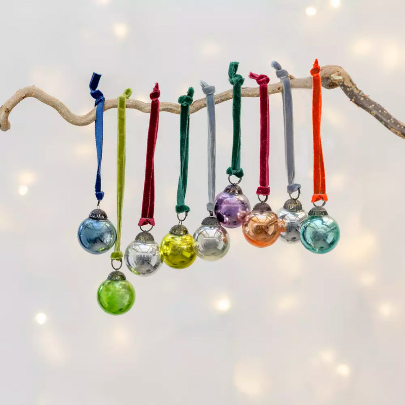 S/9 Multi Coloured Mini Baubles