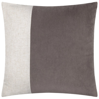 Taupe Split Velvet Cushion