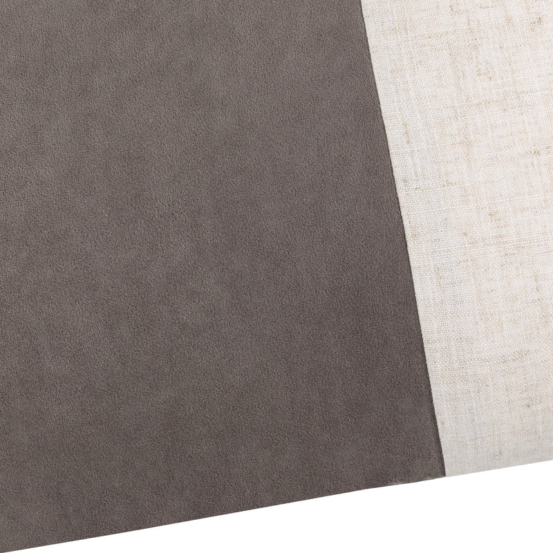 Taupe Split Velvet Cushion