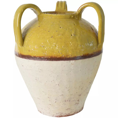 Mustard Vase With Handles