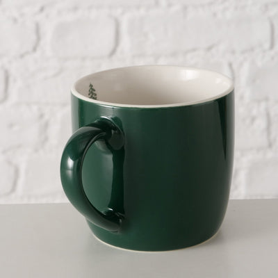 Forest Green Tree Print Mug