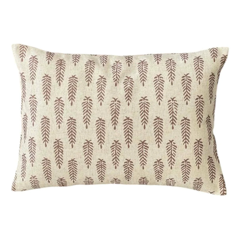 Fir Printed Natural Cushion 35x50cm