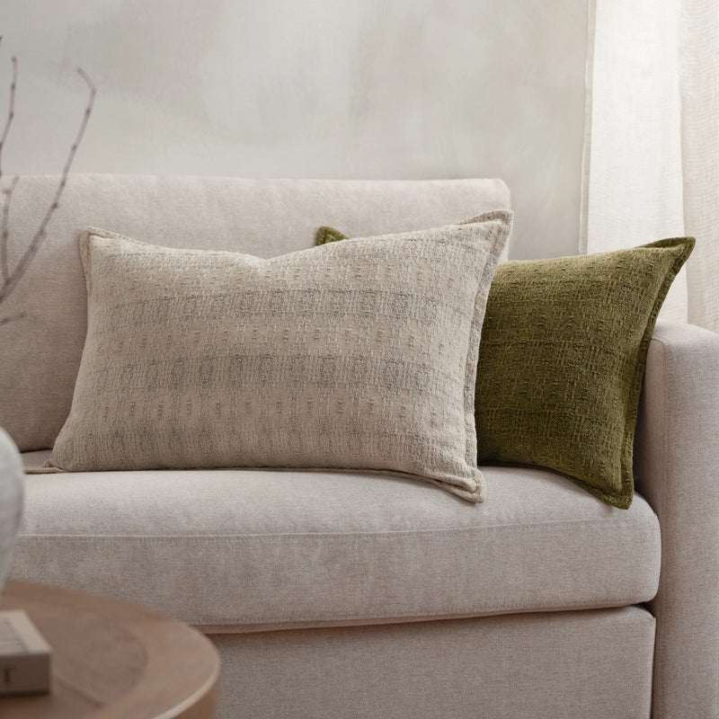 Textured Chalk Cushion 40x60cm