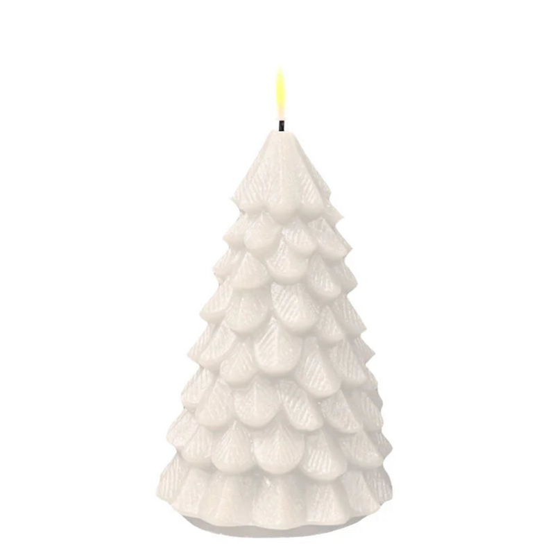 16cm LED White Christmas Tree Candle