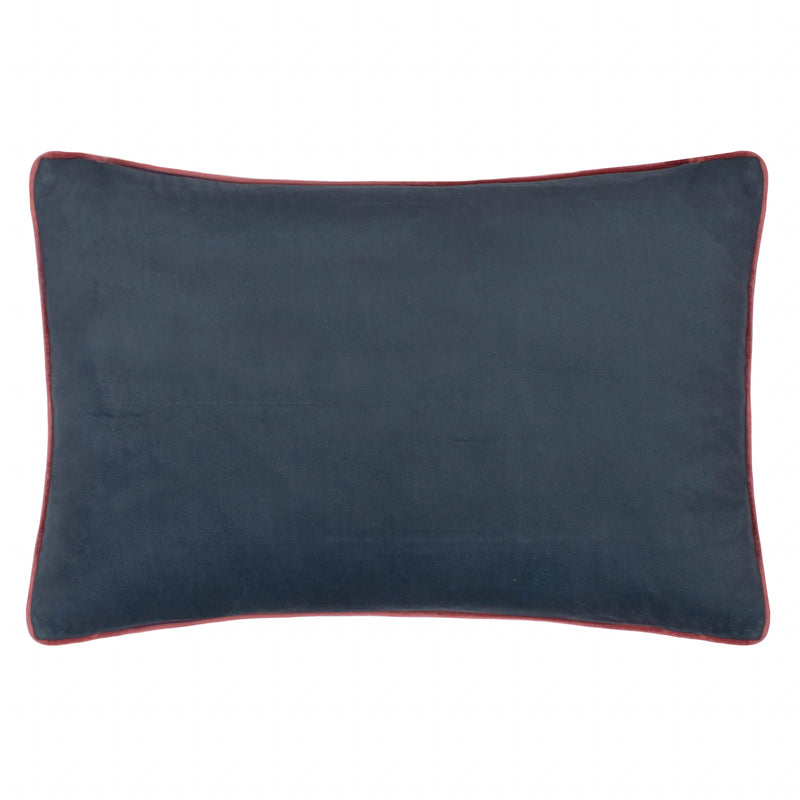 Blenheim Printed Indigo Cushion