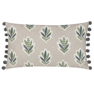 Flax Leaf Printed Cushion 30x50cm