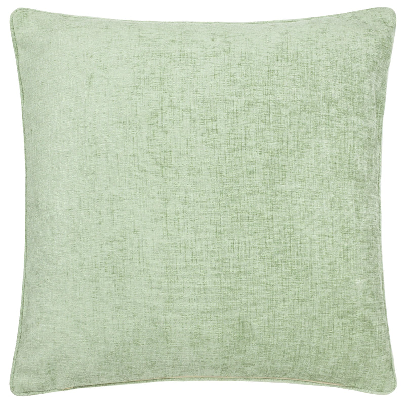 Leaf Print Chenille Cushion 55x55cm