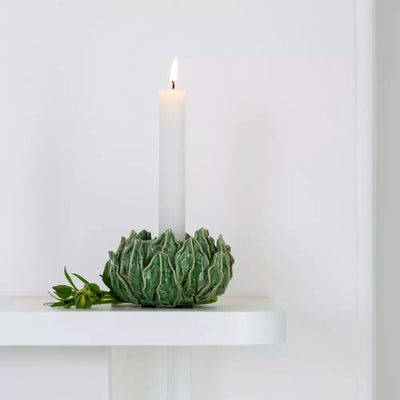 Green Artichoke Tealight Holder