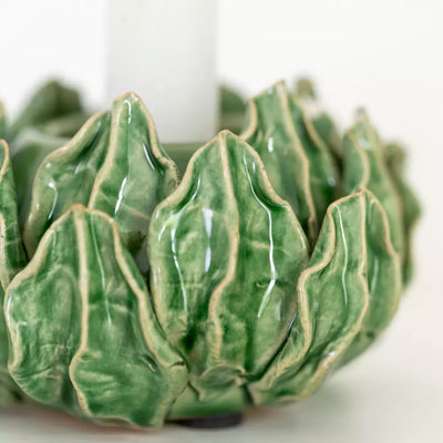 Green Artichoke Tealight Holder