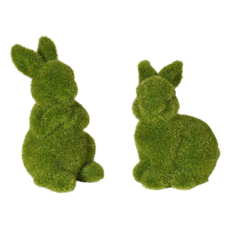S/2 Green Bunny Ornaments