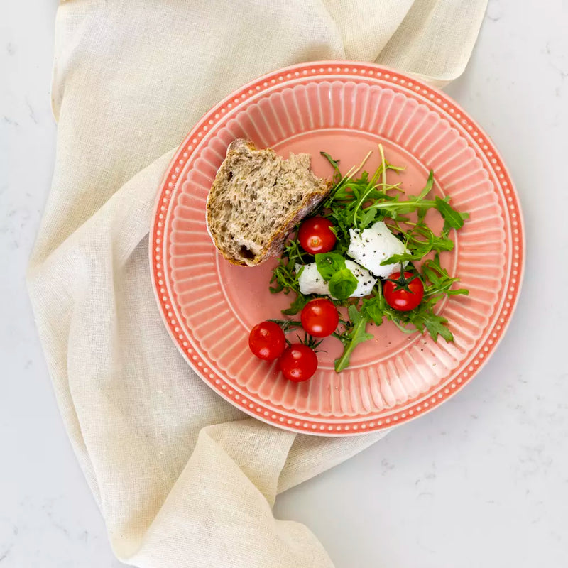 Coral Penny Stoneware Dinner Plate